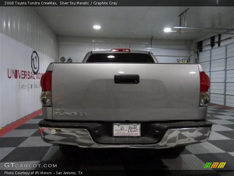 Silver Sky Metallic / Graphite Gray 2008 Toyota Tundra CrewMax