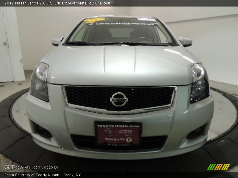 Brilliant Silver Metallic / Charcoal 2012 Nissan Sentra 2.0 SR