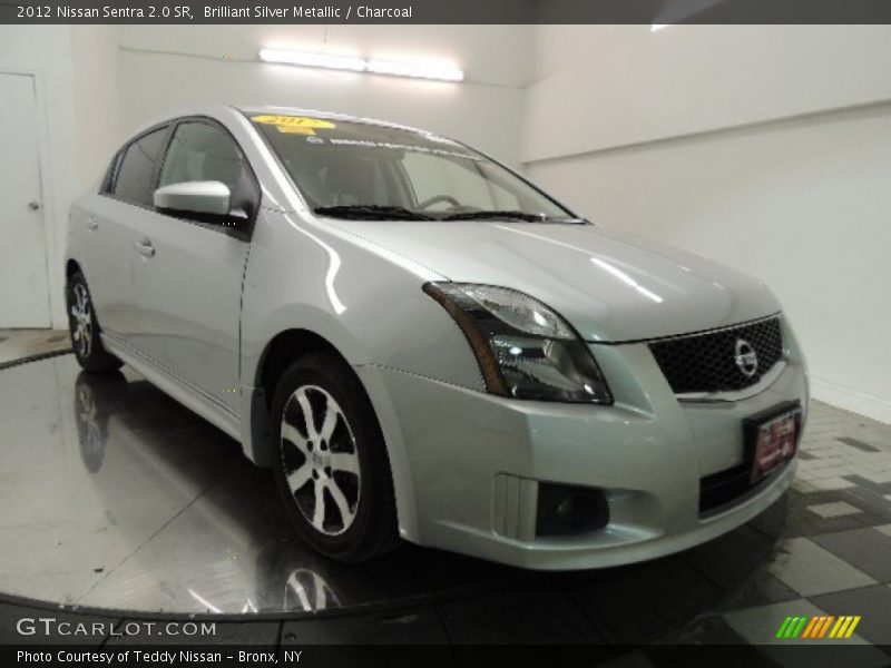 Brilliant Silver Metallic / Charcoal 2012 Nissan Sentra 2.0 SR