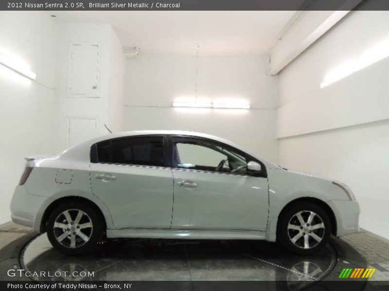 Brilliant Silver Metallic / Charcoal 2012 Nissan Sentra 2.0 SR