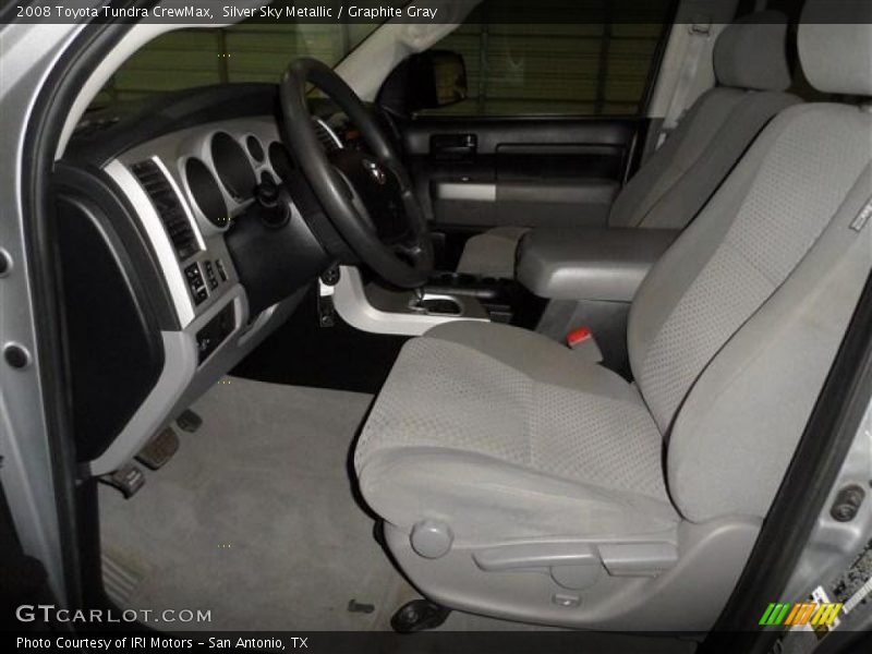 Silver Sky Metallic / Graphite Gray 2008 Toyota Tundra CrewMax