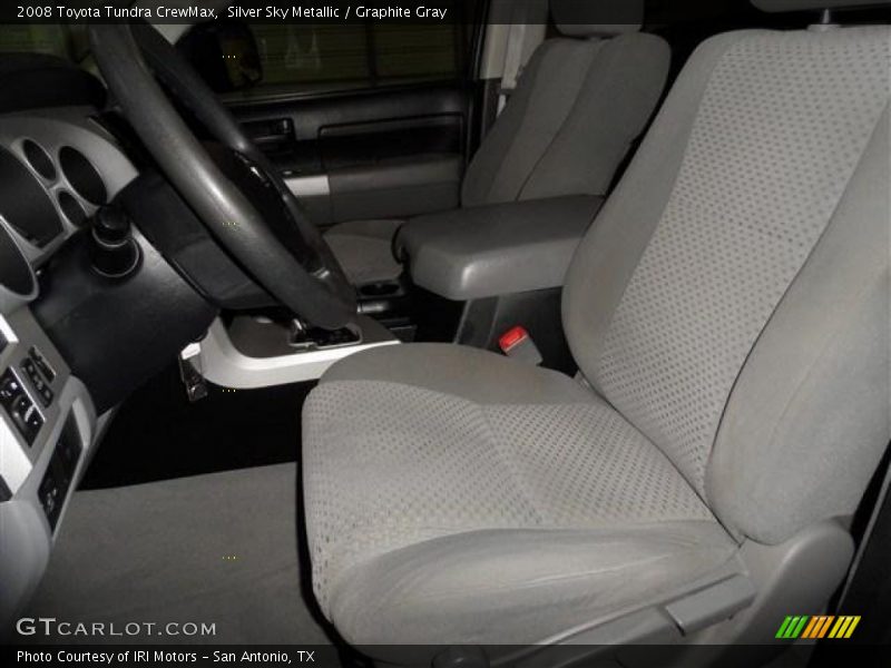 Silver Sky Metallic / Graphite Gray 2008 Toyota Tundra CrewMax