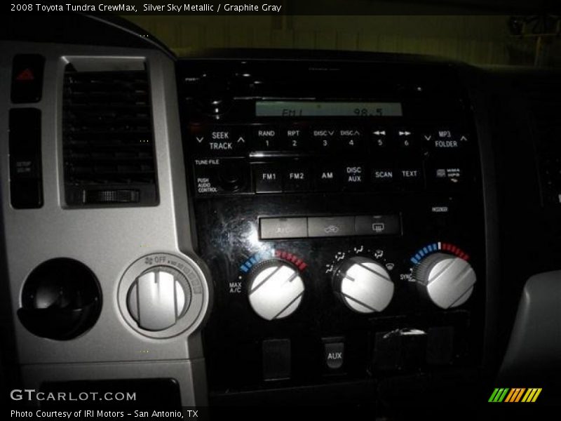 Silver Sky Metallic / Graphite Gray 2008 Toyota Tundra CrewMax
