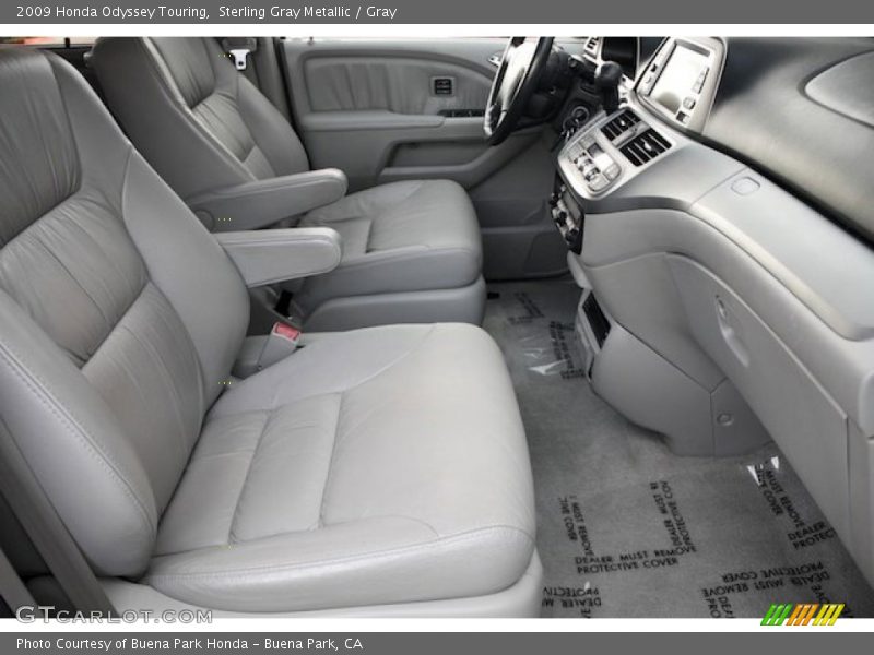 Sterling Gray Metallic / Gray 2009 Honda Odyssey Touring