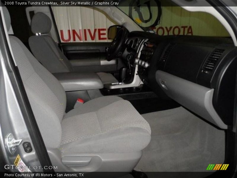 Silver Sky Metallic / Graphite Gray 2008 Toyota Tundra CrewMax