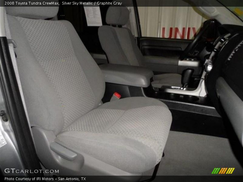 Silver Sky Metallic / Graphite Gray 2008 Toyota Tundra CrewMax