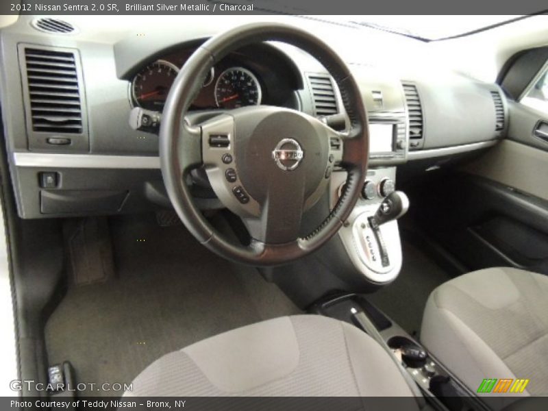 Brilliant Silver Metallic / Charcoal 2012 Nissan Sentra 2.0 SR
