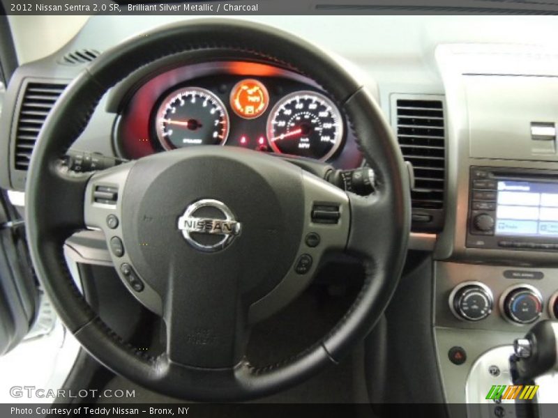 Brilliant Silver Metallic / Charcoal 2012 Nissan Sentra 2.0 SR