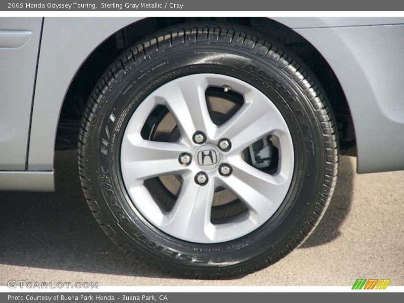 Sterling Gray Metallic / Gray 2009 Honda Odyssey Touring