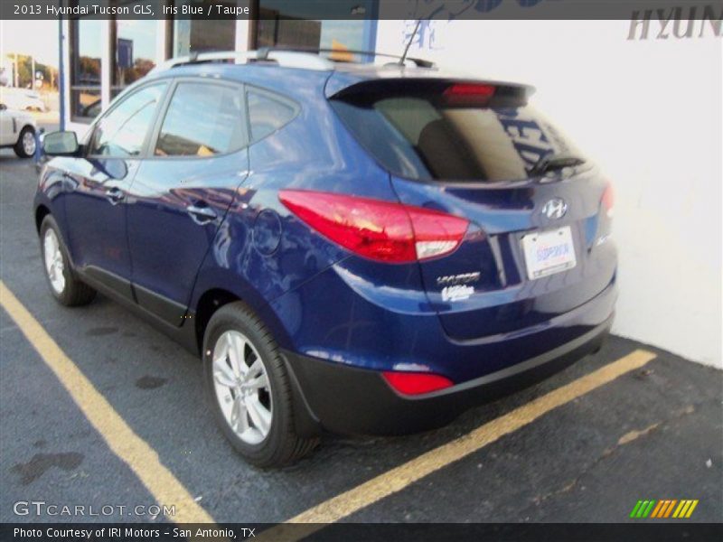 Iris Blue / Taupe 2013 Hyundai Tucson GLS