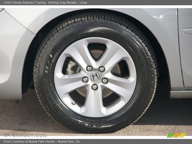 Sterling Gray Metallic / Gray 2009 Honda Odyssey Touring