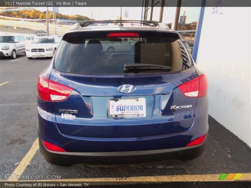 Iris Blue / Taupe 2013 Hyundai Tucson GLS