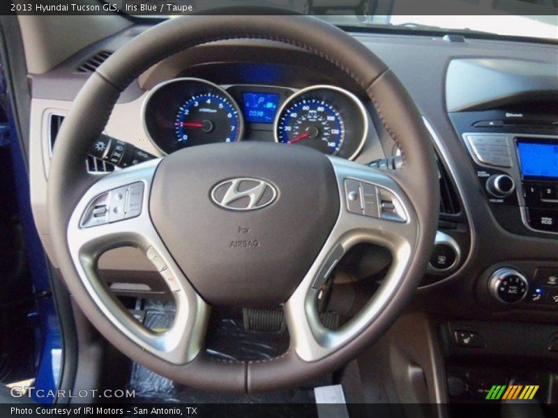 Iris Blue / Taupe 2013 Hyundai Tucson GLS