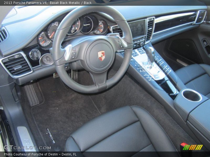 Basalt Black Metallic / Black 2013 Porsche Panamera V6