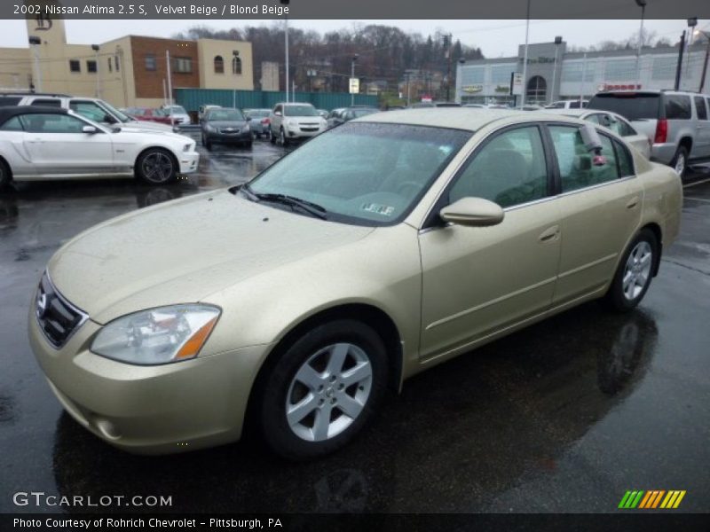 Velvet Beige / Blond Beige 2002 Nissan Altima 2.5 S