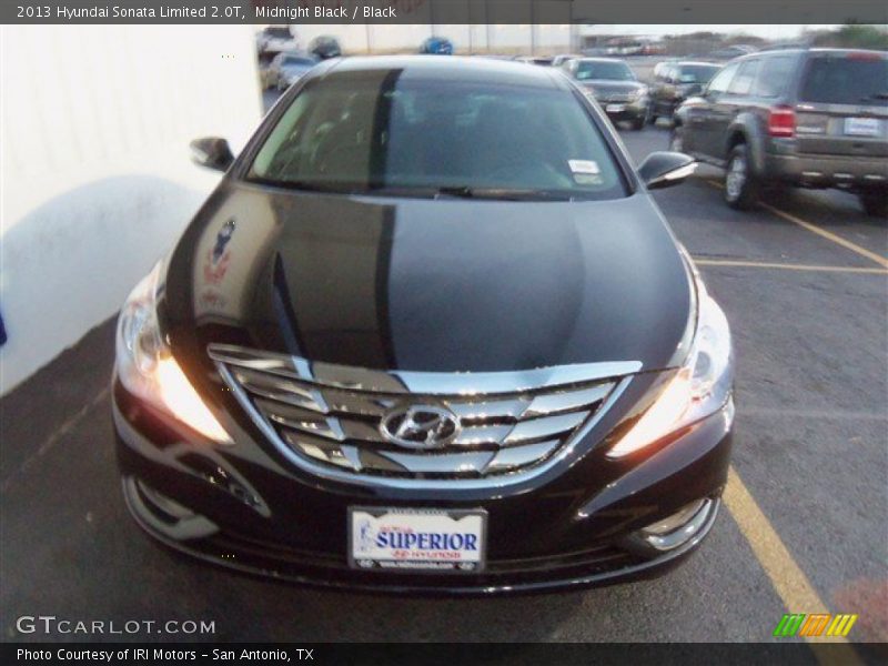 Midnight Black / Black 2013 Hyundai Sonata Limited 2.0T