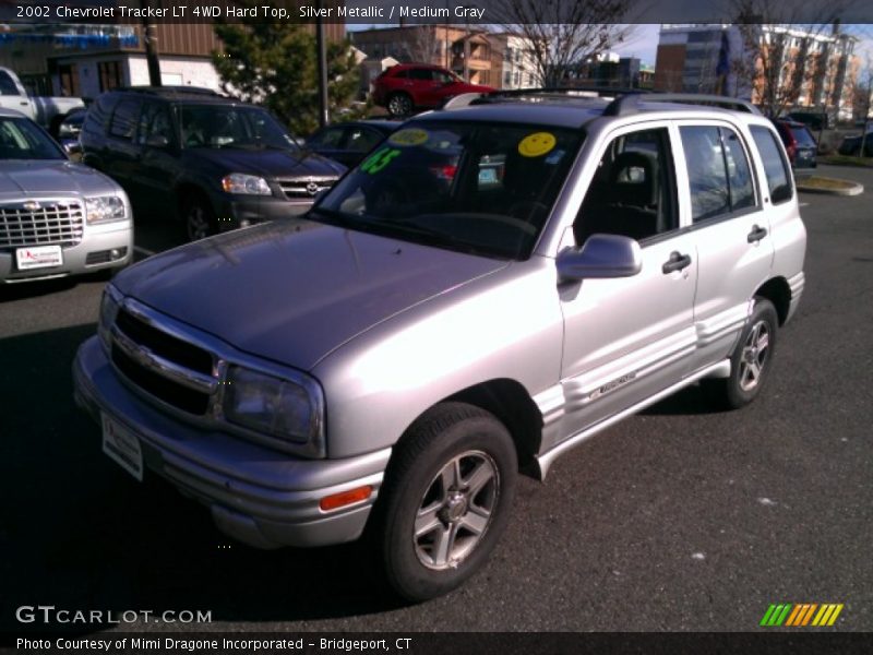 Silver Metallic / Medium Gray 2002 Chevrolet Tracker LT 4WD Hard Top