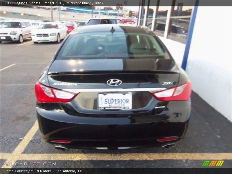 Midnight Black / Black 2013 Hyundai Sonata Limited 2.0T