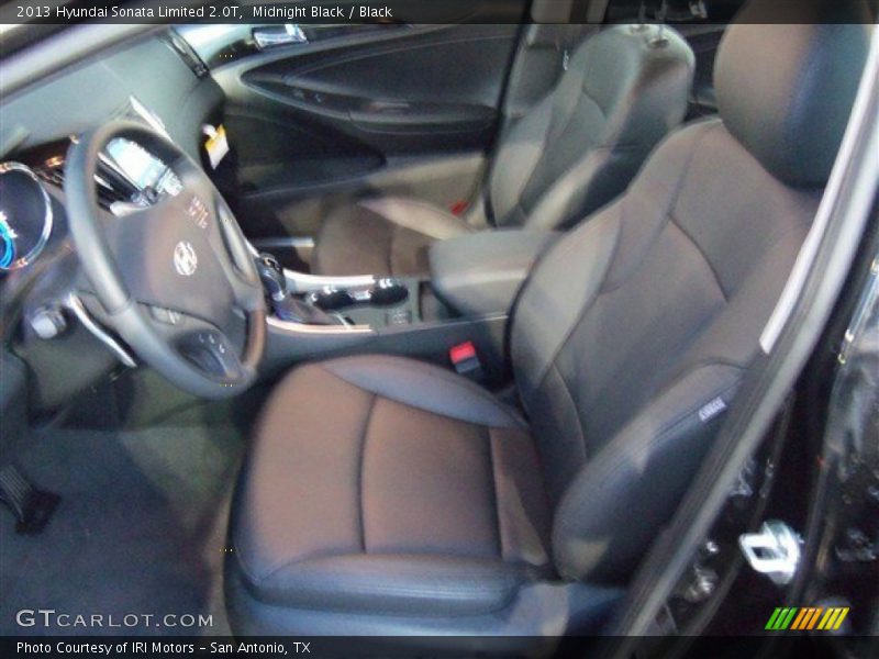 Midnight Black / Black 2013 Hyundai Sonata Limited 2.0T