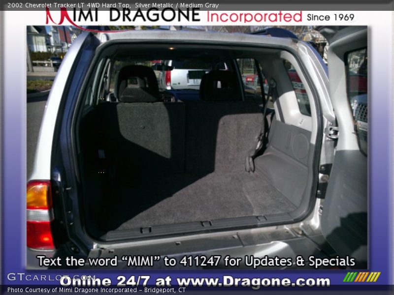 Silver Metallic / Medium Gray 2002 Chevrolet Tracker LT 4WD Hard Top