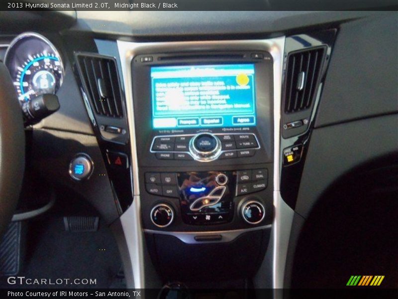 Midnight Black / Black 2013 Hyundai Sonata Limited 2.0T
