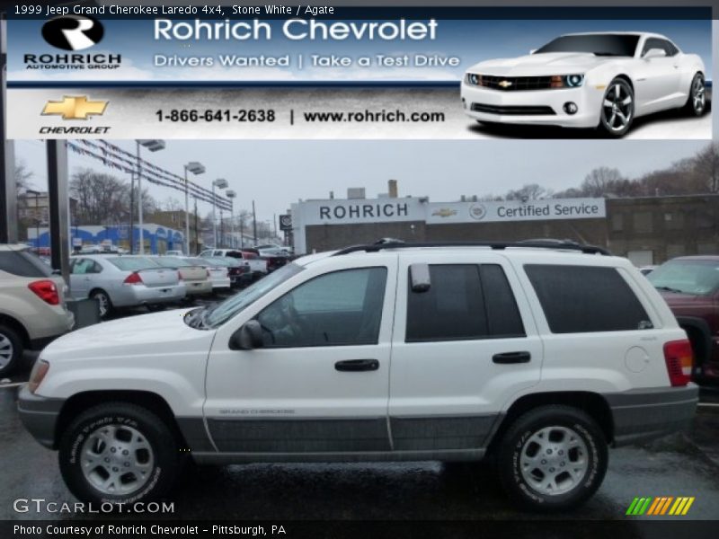 Stone White / Agate 1999 Jeep Grand Cherokee Laredo 4x4
