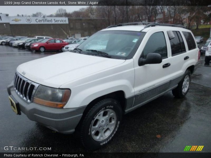 Stone White / Agate 1999 Jeep Grand Cherokee Laredo 4x4