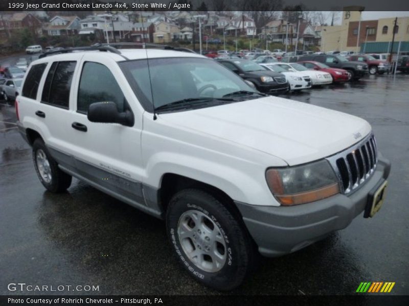 Stone White / Agate 1999 Jeep Grand Cherokee Laredo 4x4