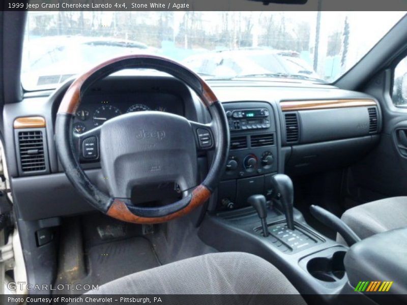 Stone White / Agate 1999 Jeep Grand Cherokee Laredo 4x4