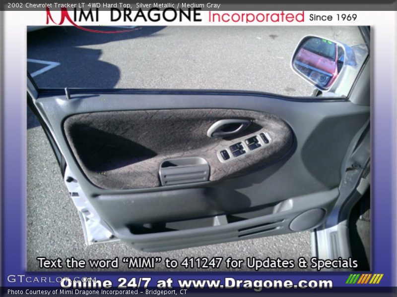 Silver Metallic / Medium Gray 2002 Chevrolet Tracker LT 4WD Hard Top