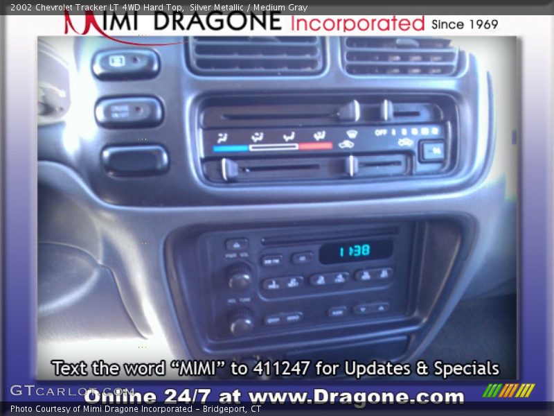 Silver Metallic / Medium Gray 2002 Chevrolet Tracker LT 4WD Hard Top