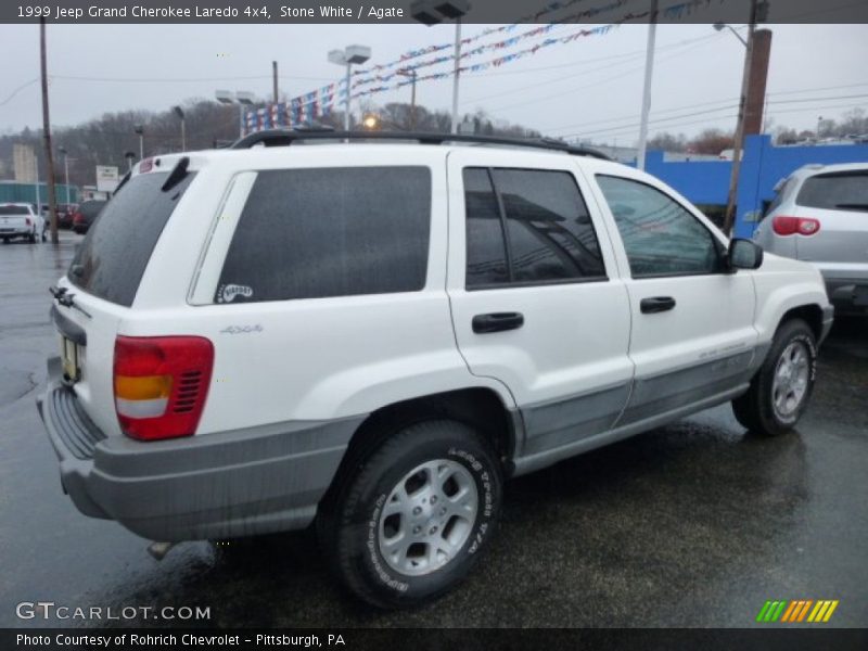 Stone White / Agate 1999 Jeep Grand Cherokee Laredo 4x4