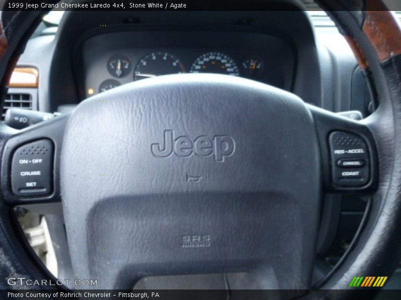 Stone White / Agate 1999 Jeep Grand Cherokee Laredo 4x4