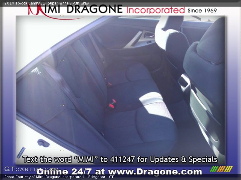 Super White / Ash Gray 2010 Toyota Camry SE