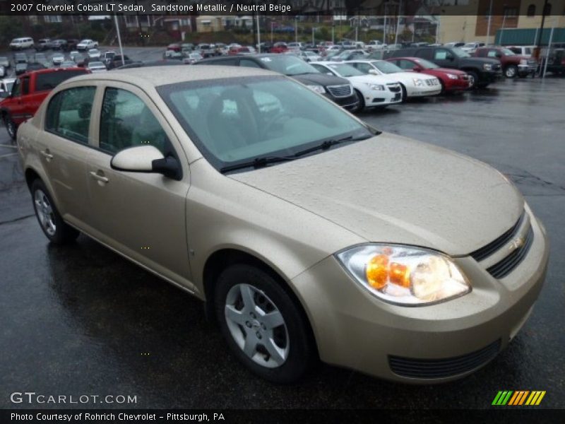 Sandstone Metallic / Neutral Beige 2007 Chevrolet Cobalt LT Sedan