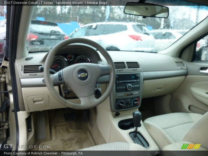 Sandstone Metallic / Neutral Beige 2007 Chevrolet Cobalt LT Sedan