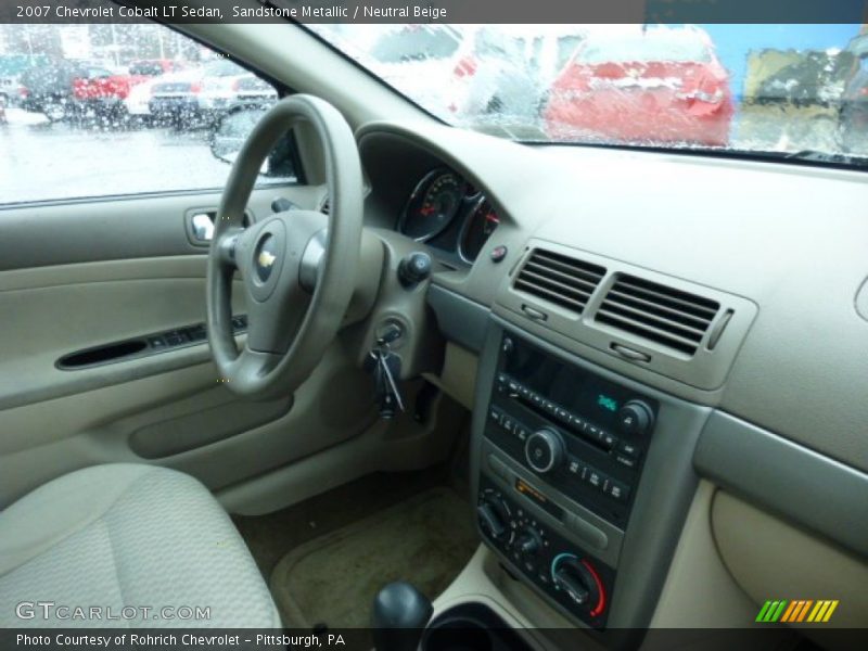 Sandstone Metallic / Neutral Beige 2007 Chevrolet Cobalt LT Sedan
