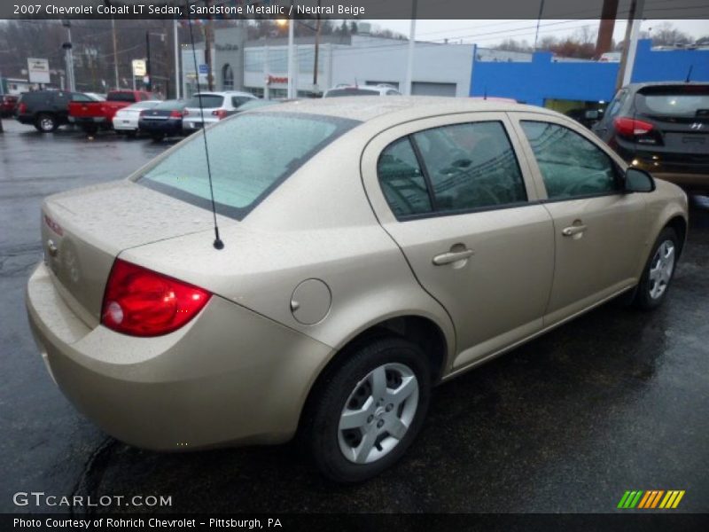 Sandstone Metallic / Neutral Beige 2007 Chevrolet Cobalt LT Sedan