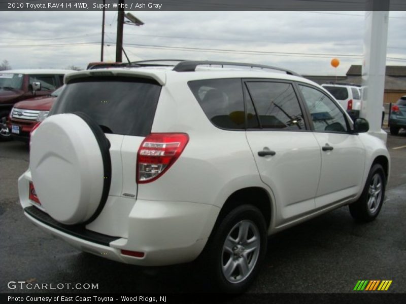 Super White / Ash Gray 2010 Toyota RAV4 I4 4WD