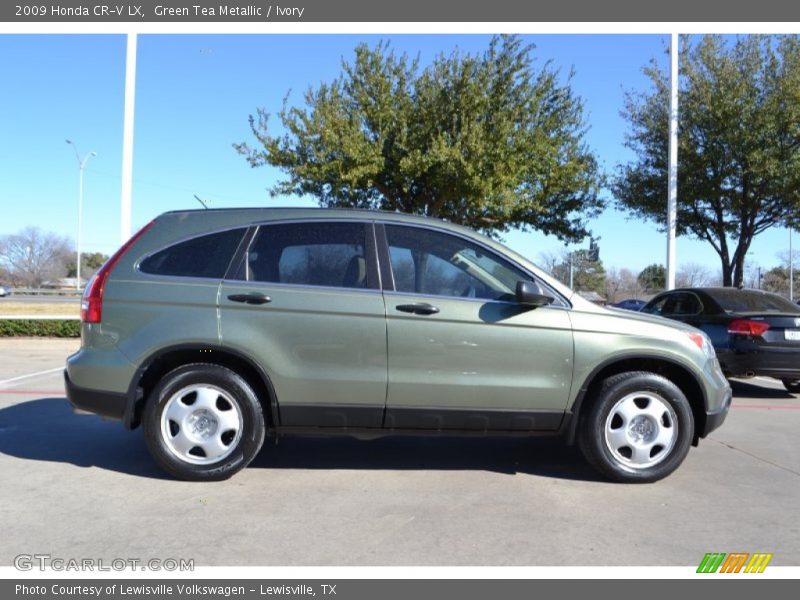 Green Tea Metallic / Ivory 2009 Honda CR-V LX