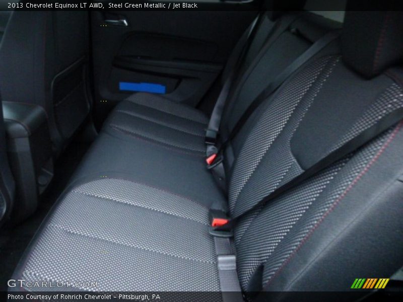 Steel Green Metallic / Jet Black 2013 Chevrolet Equinox LT AWD