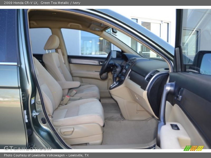 Green Tea Metallic / Ivory 2009 Honda CR-V LX