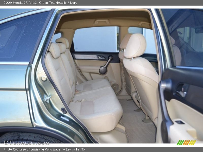 Green Tea Metallic / Ivory 2009 Honda CR-V LX