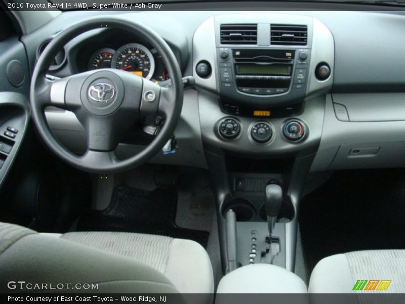 Super White / Ash Gray 2010 Toyota RAV4 I4 4WD