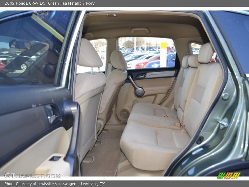 Green Tea Metallic / Ivory 2009 Honda CR-V LX