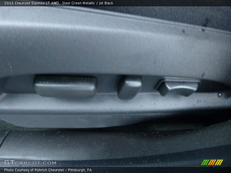 Steel Green Metallic / Jet Black 2013 Chevrolet Equinox LT AWD