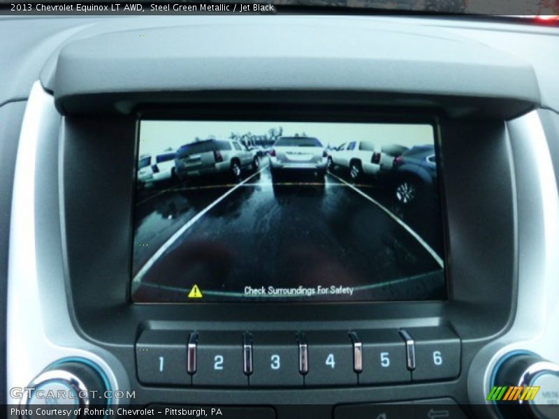 Steel Green Metallic / Jet Black 2013 Chevrolet Equinox LT AWD
