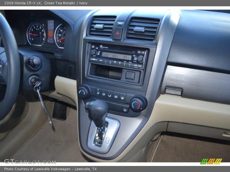 Green Tea Metallic / Ivory 2009 Honda CR-V LX