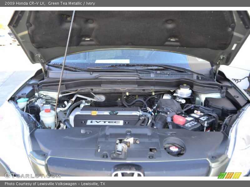 Green Tea Metallic / Ivory 2009 Honda CR-V LX