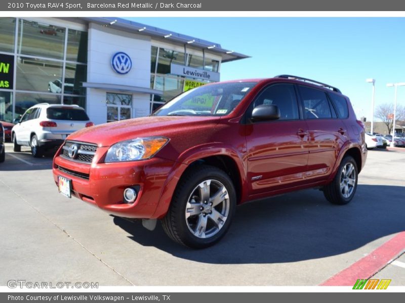 Barcelona Red Metallic / Dark Charcoal 2010 Toyota RAV4 Sport
